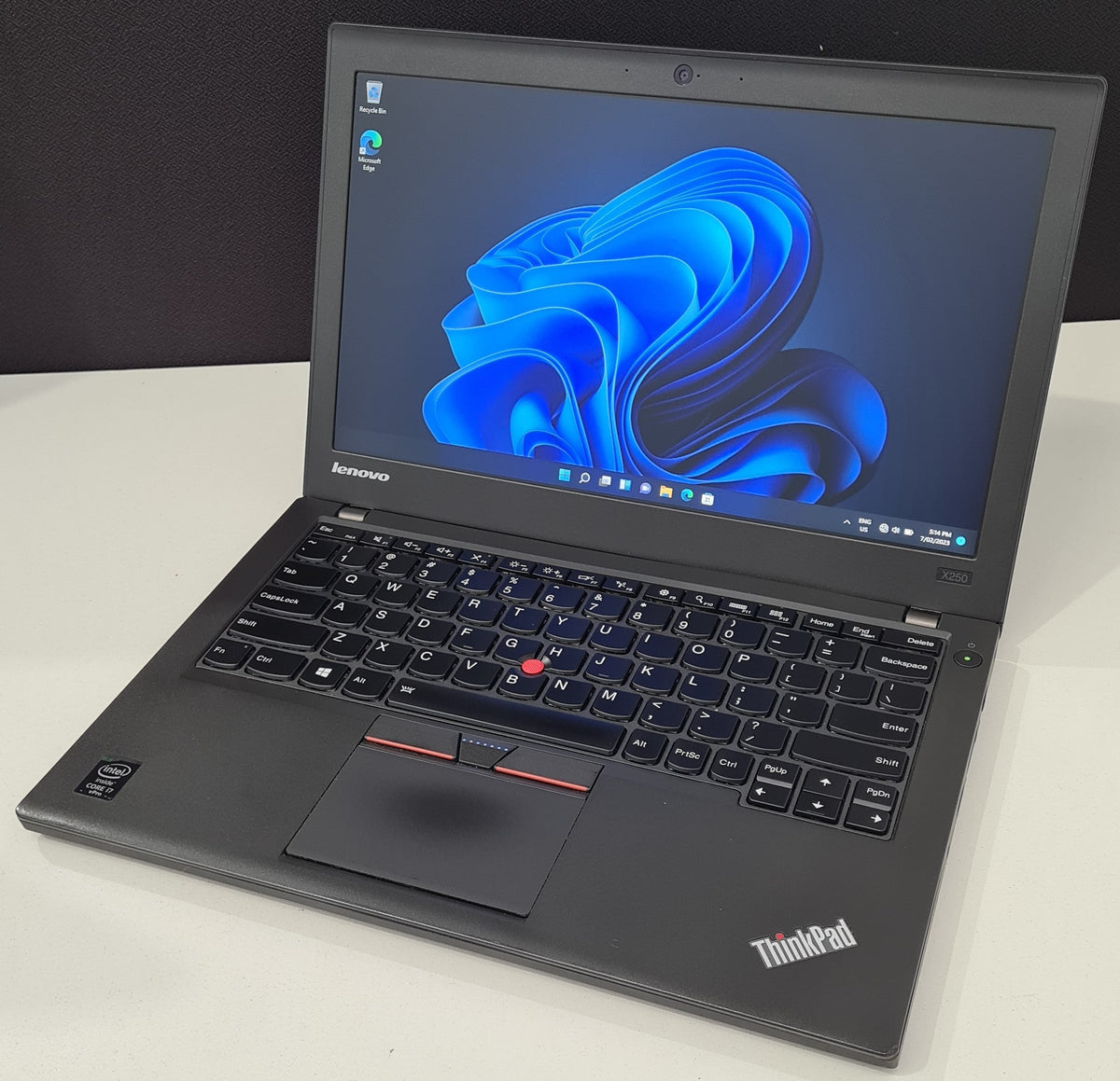 Lenovo ThinkPad X250 i7 8GB RAM 256GB SSD WIN 11 Dual Battery